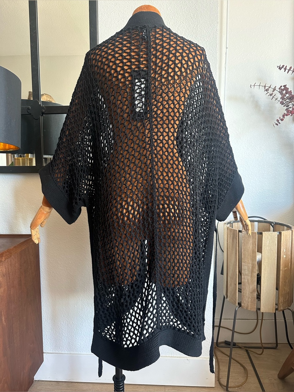 JONNY COTA Knit Mesh Kimono - Picture 2 of 4